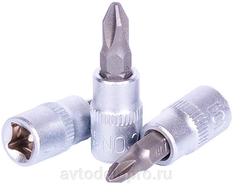 Головка со вставкой крест PH2 (1/4";L=38mm) АвтоDело (39203) от компании АВТОДЕЛО Инструмент - фото 1