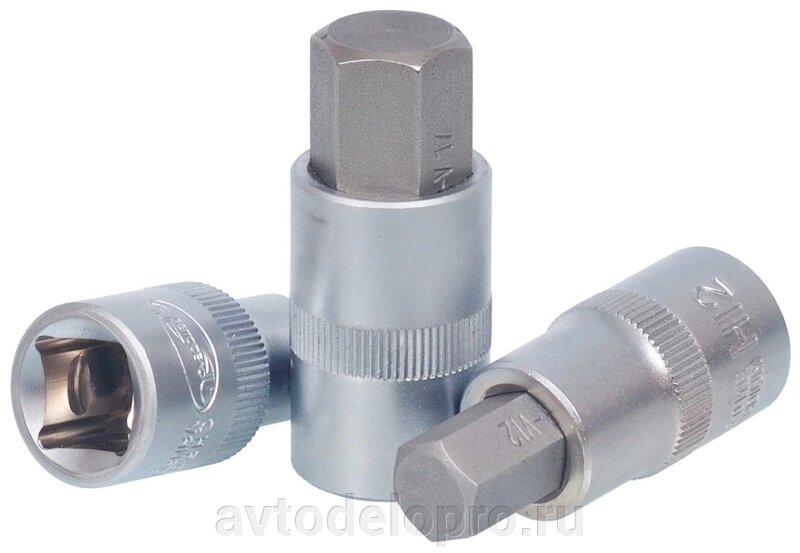 Головка со вставкой шестигранник 12mm (1/2";L=55mm) АвтоDело (39292 ...