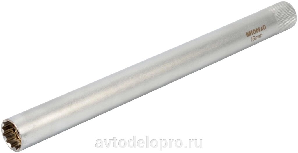 Головка торцевая *16 (3/8"; 12PT; свечная; L-250 мм) (АвтоDело) 39096 от компании АВТОДЕЛО Инструмент - фото 1