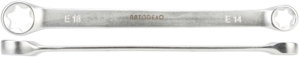 Ключ накидной TORX E14*E18 (АвтоDело PRO) 38014 от компании АВТОДЕЛО Инструмент - фото 1