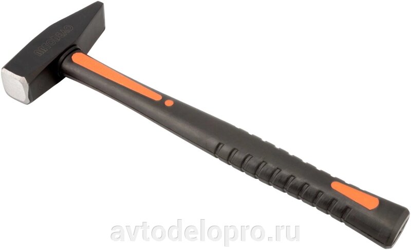 Молоток 0 5 кг. с фибергласовой ручкой АвтоDело (30305)