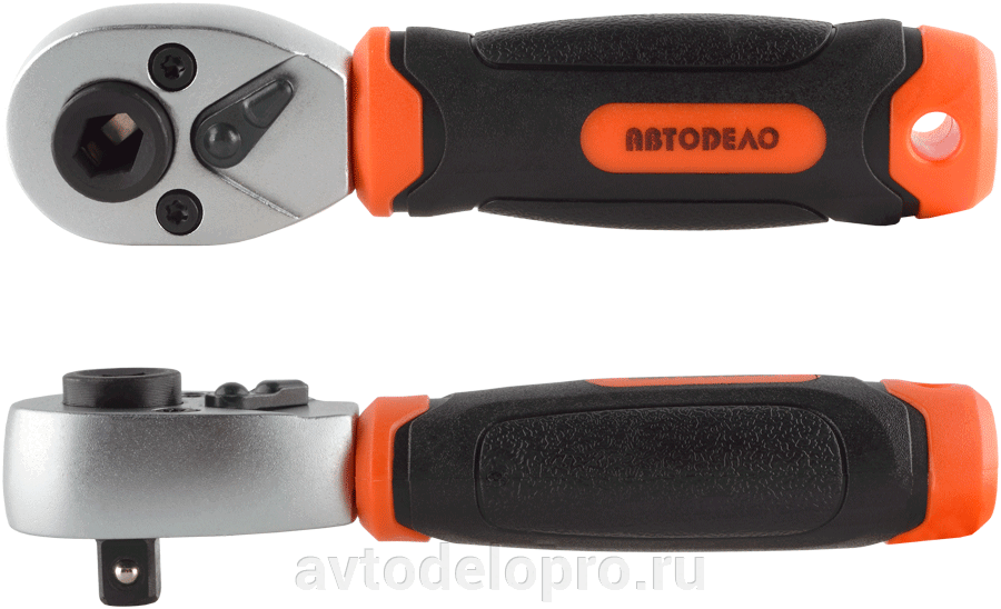 Новинка, Трещотка 1/4&quot; укороченная; L=105mm; 72 зубца; 5 градусов АвтоDело PRO - фото pic_0d9c173927f680bdb6fd29216b828ee1_1920x9000_1.gif