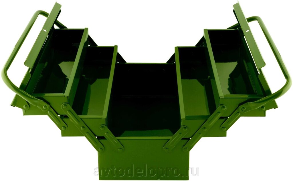 Ящик инструментальный металл 450мм (5 отсеков) ТЕХНИК от компании АВТОДЕЛО Инструмент - фото 1