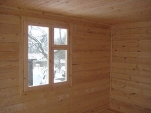 Окна в дом из хвои деревянные 1,2*1,2 метр