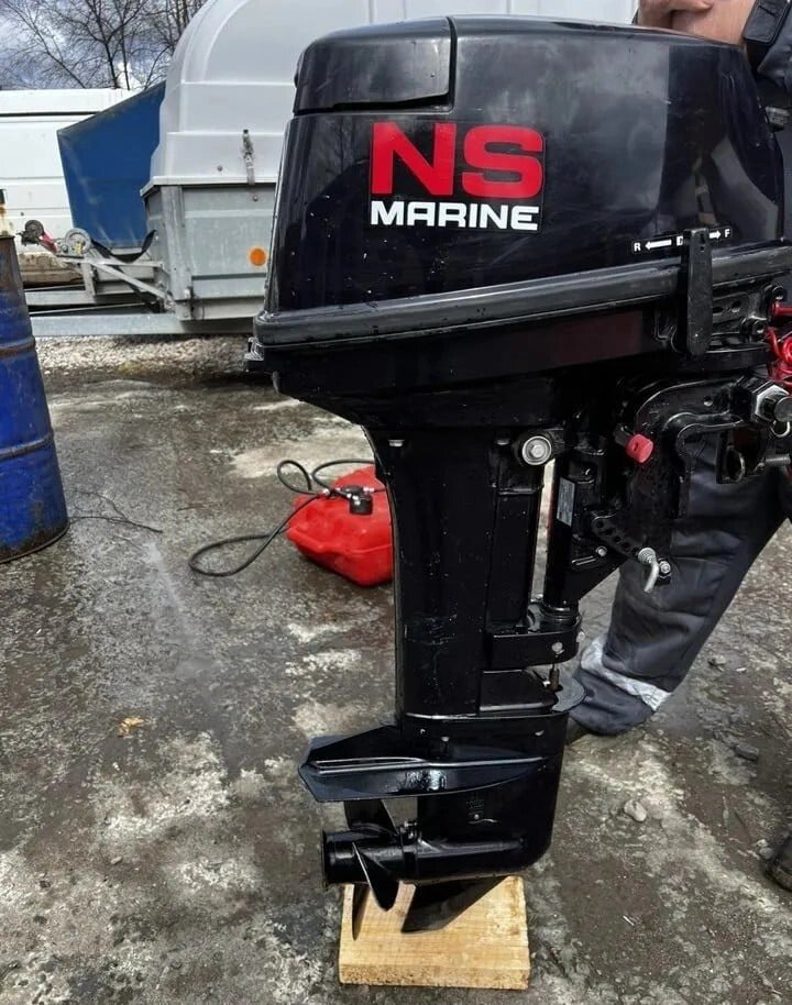 2х-тактный лодочный мотор NISSAN MARINE NS 9.9 D2 S Б/У от компании GlobalDrive - фото 1