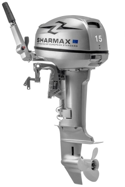 2х-тактный лодочный мотор SHARMAX SM15HS (LT) от компании GlobalDrive - фото 1