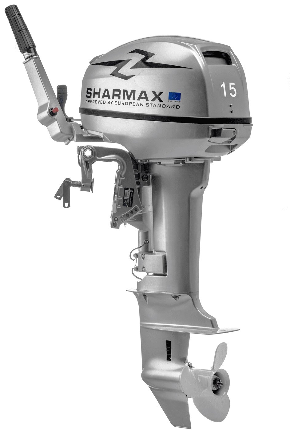 2х-тактный лодочный мотор SHARMAX SM15HS (P) от компании GlobalDrive - фото 1