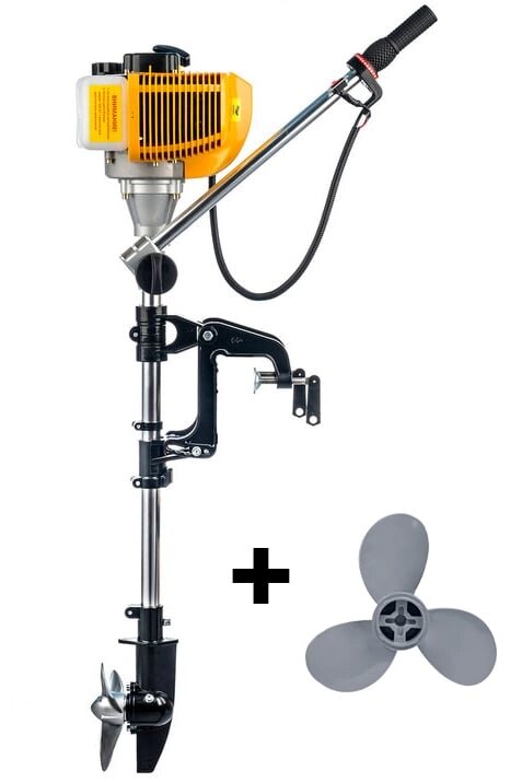 2х-тактный лодочный мотор TOMKING 3.8 (ИМПУЛЬС) + ВИНТ В ПОДАРОК от компании GlobalDrive - фото 1