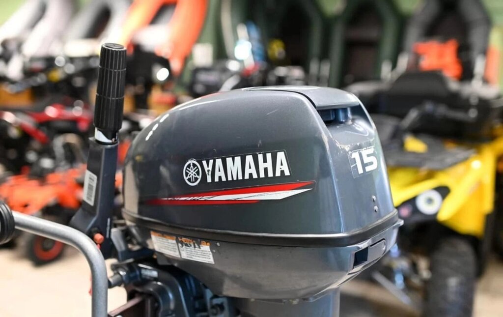 2х-тактный лодочный мотор YAMAHA 15FMHS Б/У от компании GlobalDrive - фото 1