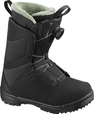 Ботинки для сноуборда SALOMON 2020-21 PEARL BOA BLACK от компании GlobalDrive - фото 1