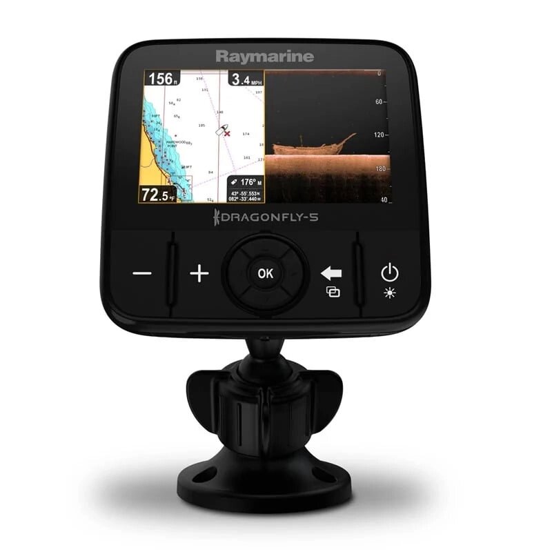 Эхолот Raymarine Dragonfly-5 PRO (CHIRP эхолот с GPS навигатором) от компании GlobalDrive - фото 1