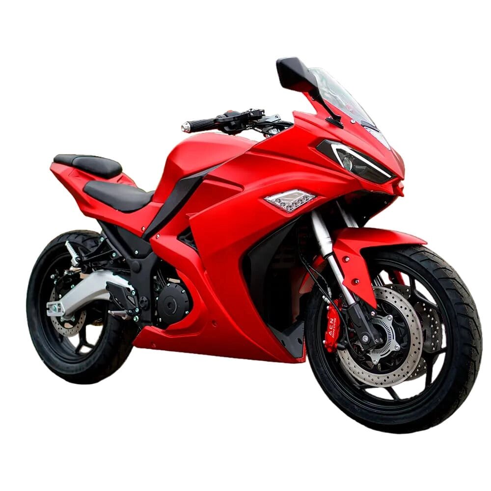 Электромотоцикл ECO YAMAHA R3 Red (3 кВт) от компании GlobalDrive - фото 1