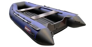 Лодка пвх хантер 360 а синий/чёрный