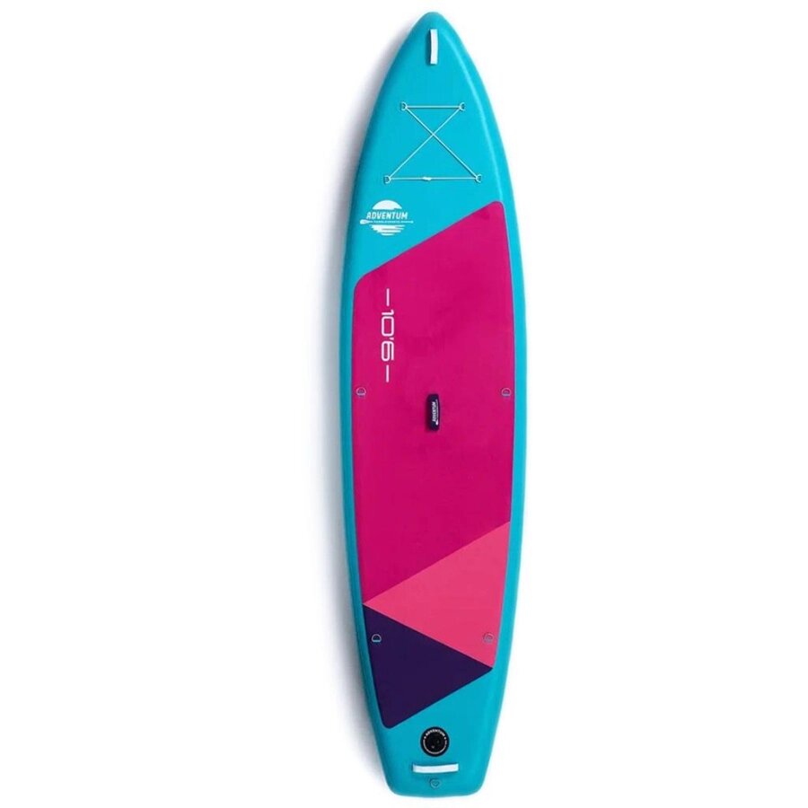 Надувная доска для sup-бординга ADVENTUM Teal\Pink 10'6 Б/У от компании GlobalDrive - фото 1