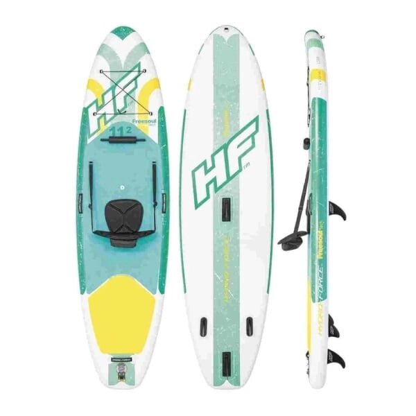 Надувная доска для SUP-бординга BESTWAY HYDRO FORCE 11.2 WINDSURF без паруса от компании GlobalDrive - фото 1