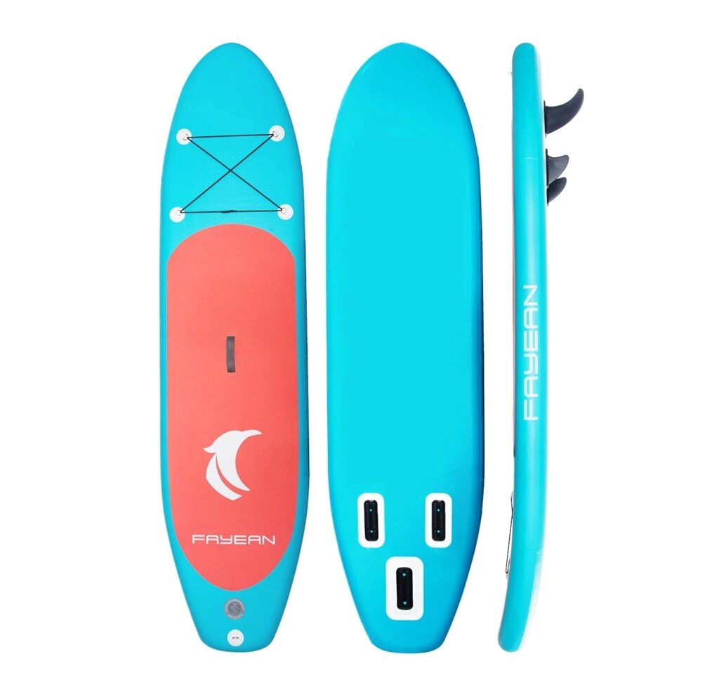 Надувная доска для SUP-бординга FAYEAN Blue Pink 10' от компании GlobalDrive - фото 1