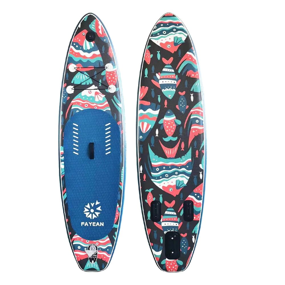 Надувная доска для SUP-бординга FAYEAN Christmas Fish Monster Kids Paddle Board 8'5'' от компании GlobalDrive - фото 1