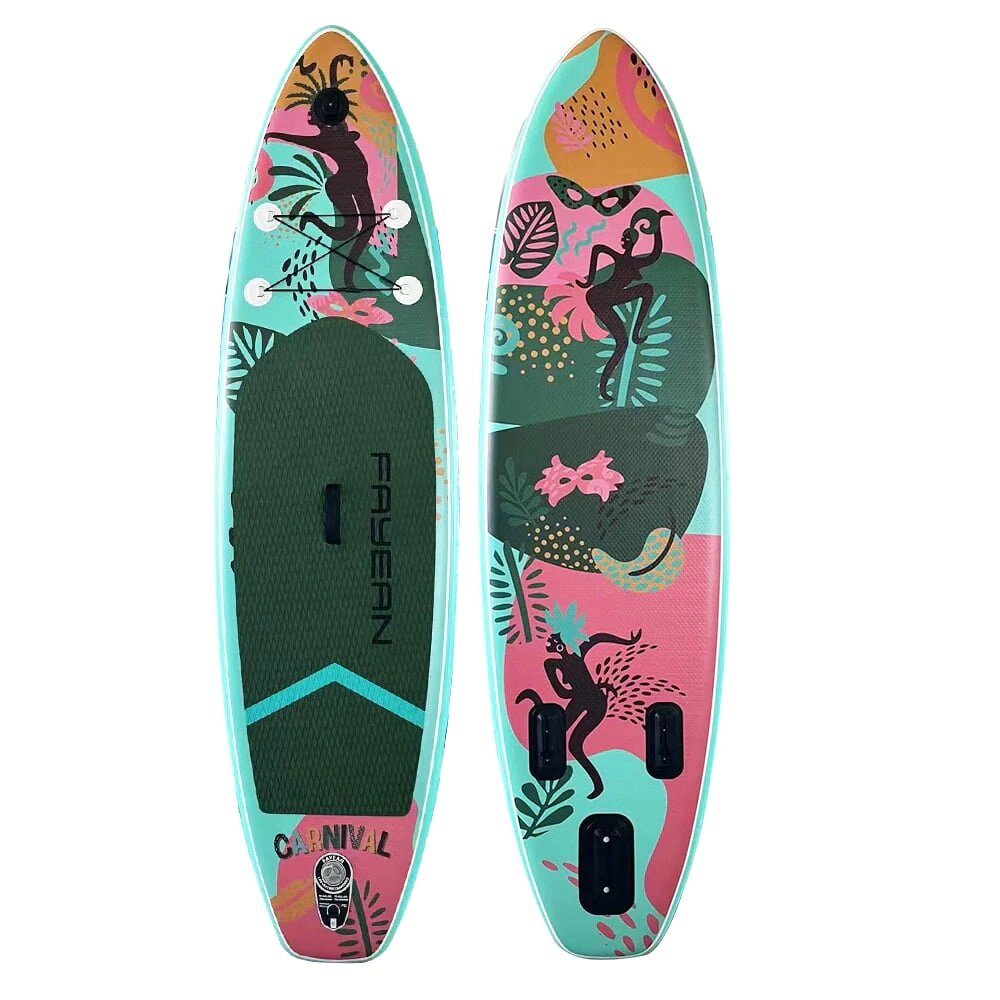 Надувная доска для SUP-бординга FAYEAN Tropical Rave Kids Edition Paddle Board 8’5‘’ от компании GlobalDrive - фото 1