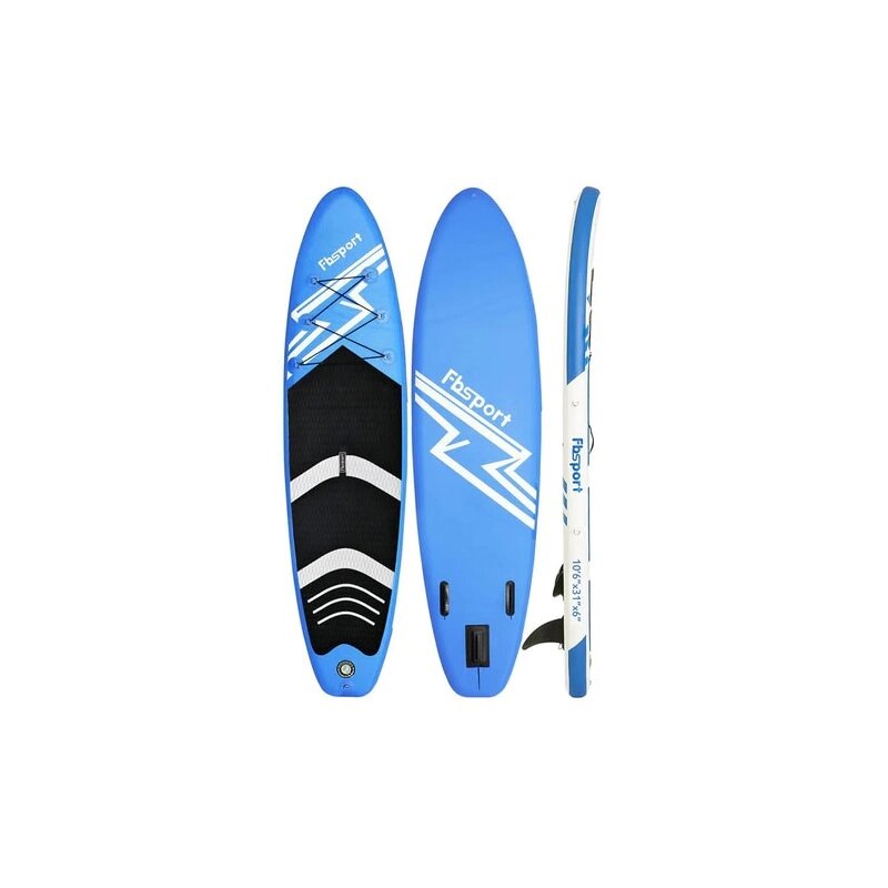 Надувная доска для SUP-бординга FBSPORT 10'6 Blue Б/У от компании GlobalDrive - фото 1