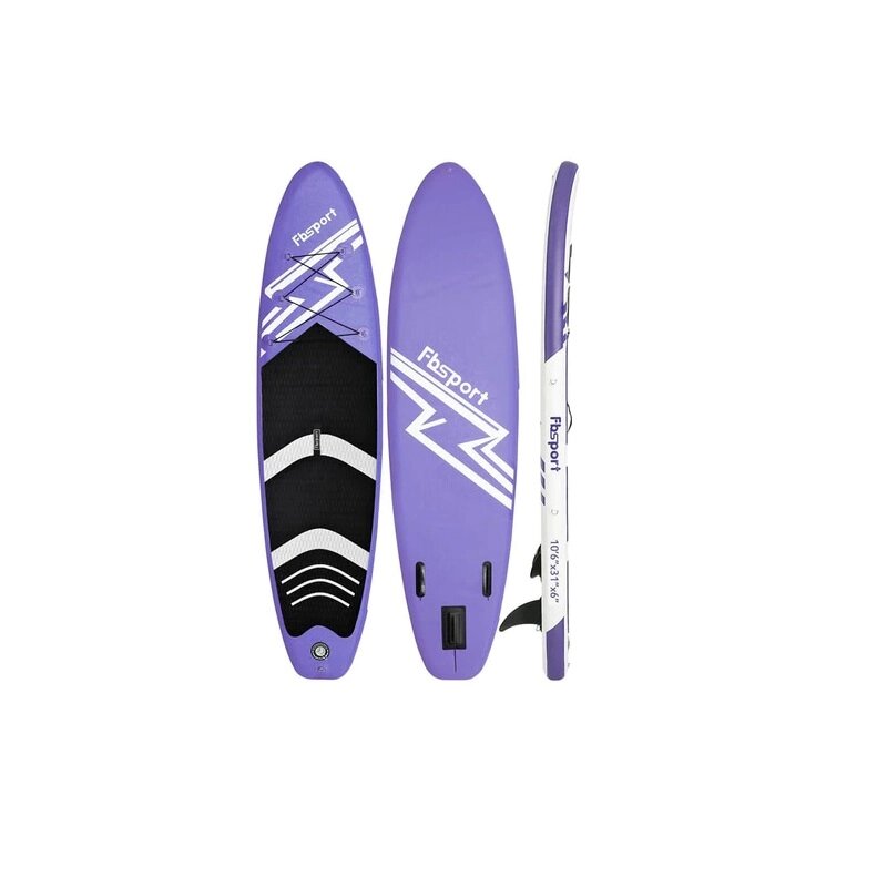 Надувная доска для SUP-бординга FBSPORT 10'6 Violet Б/У от компании GlobalDrive - фото 1