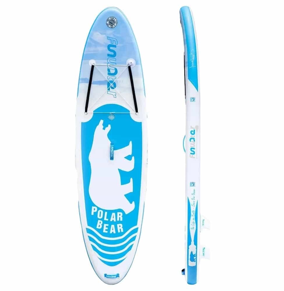 Надувная доска для sup-бординга FUNWATER Polar Bear 10.6 Б/У от компании GlobalDrive - фото 1