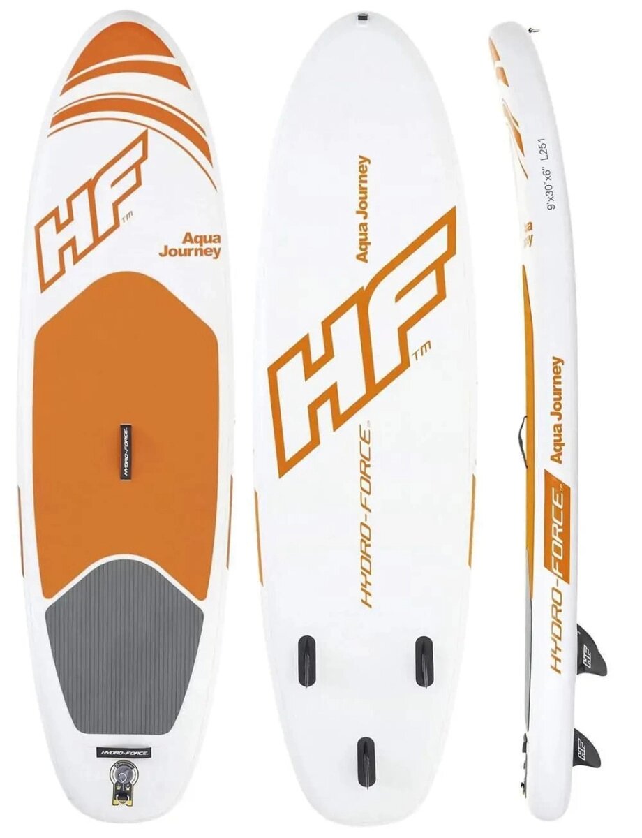 Надувная доска для sup-бординга HYDRO FORCE AQUA JOURNEY 9.0 Б/У от компании GlobalDrive - фото 1