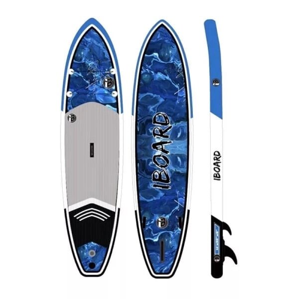 Надувная доска для SUP-бординга IBOARD 11' Blue Waves 2023 от компании GlobalDrive - фото 1