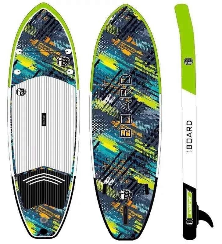 Надувная доска для SUP-бординга IBOARD 11' Green от компании GlobalDrive - фото 1