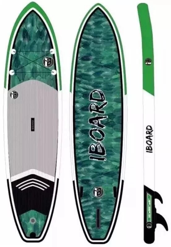 Надувная доска для SUP-бординга IBOARD 11' Jungle от компании GlobalDrive - фото 1