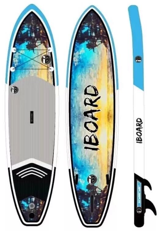 Надувная доска для SUP-бординга IBOARD 11' Paradise Island от компании GlobalDrive - фото 1