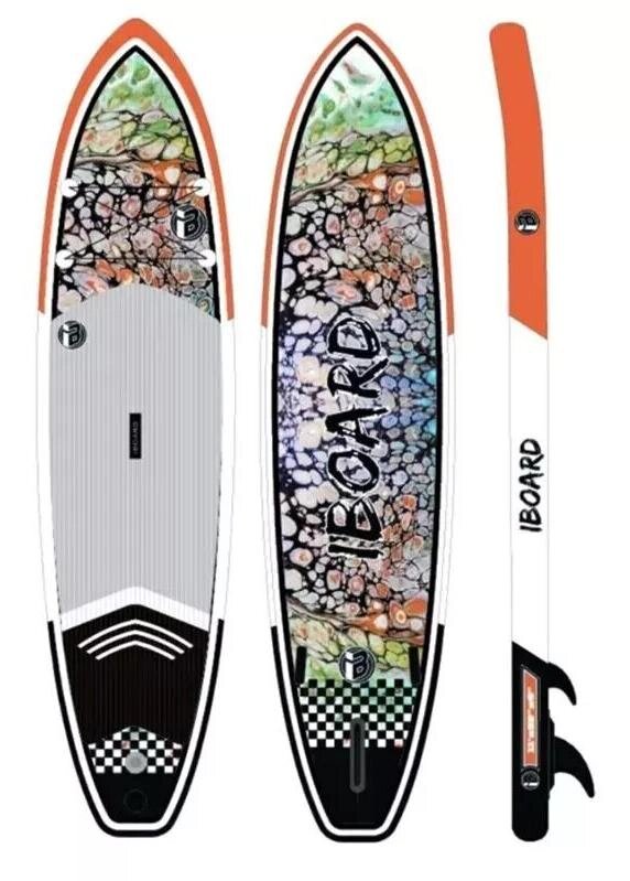 Надувная доска для SUP-бординга IBOARD 11' Stones от компании GlobalDrive - фото 1