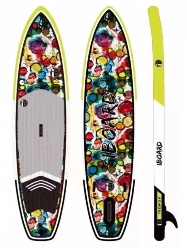 Надувная доска для SUP-бординга IBOARD Pro 11'6 Bubbles от компании GlobalDrive - фото 1