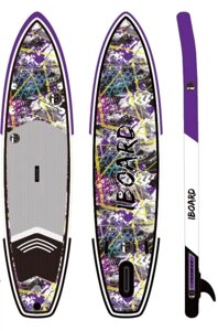 Надувная доска для sup-бординга iboard PRO 11.6' purple FLOW б/у