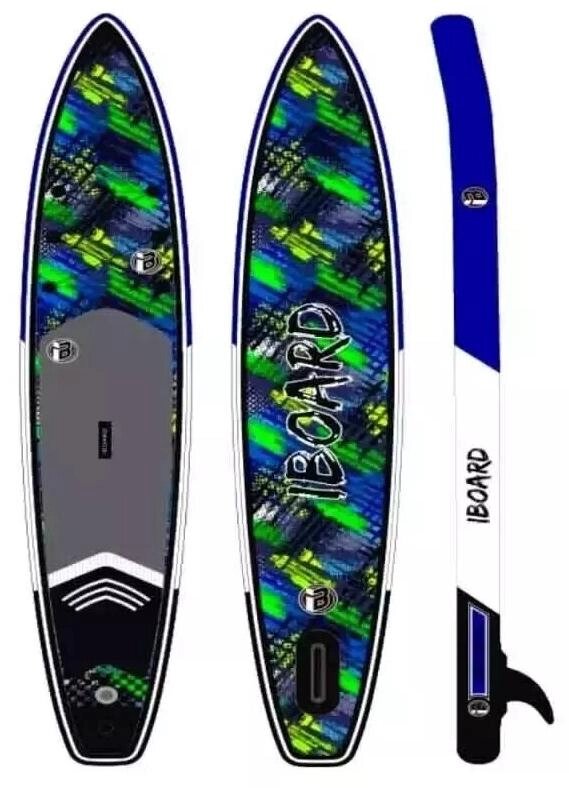 Надувная доска для SUP-бординга IBOARD Pro 12'6 Cobalt от компании GlobalDrive - фото 1