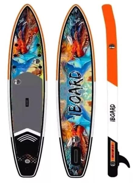 Надувная доска для SUP-бординга IBOARD Pro 12'6 Indiana от компании GlobalDrive - фото 1