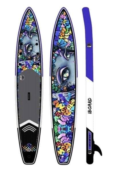 Надувная доска для SUP-бординга IBOARD PRO 12.6' Lotus от компании GlobalDrive - фото 1