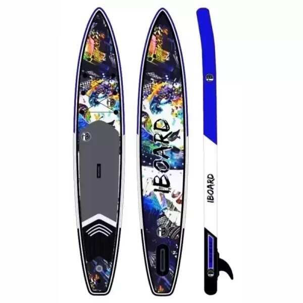 Надувная доска для SUP-бординга IBOARD Pro 12' Diva 2023 от компании GlobalDrive - фото 1