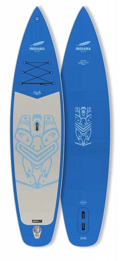 Надувная доска для SUP-бординга INDIANA Family Pack BLUE 12' от компании GlobalDrive - фото 1