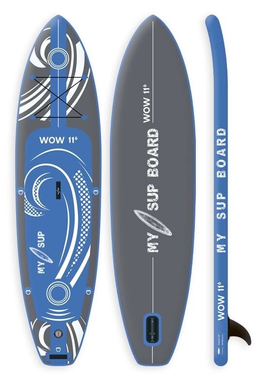 Надувная доска для sup-бординга MY SUP WOW 11.6 TOURING Б/У от компании GlobalDrive - фото 1