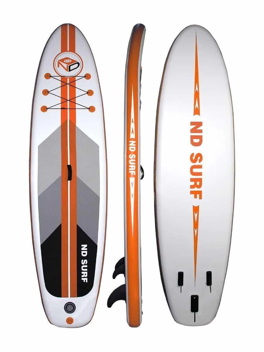 Надувная доска для sup-бординга ND Surf 10.6, Orange Б/У от компании GlobalDrive - фото 1