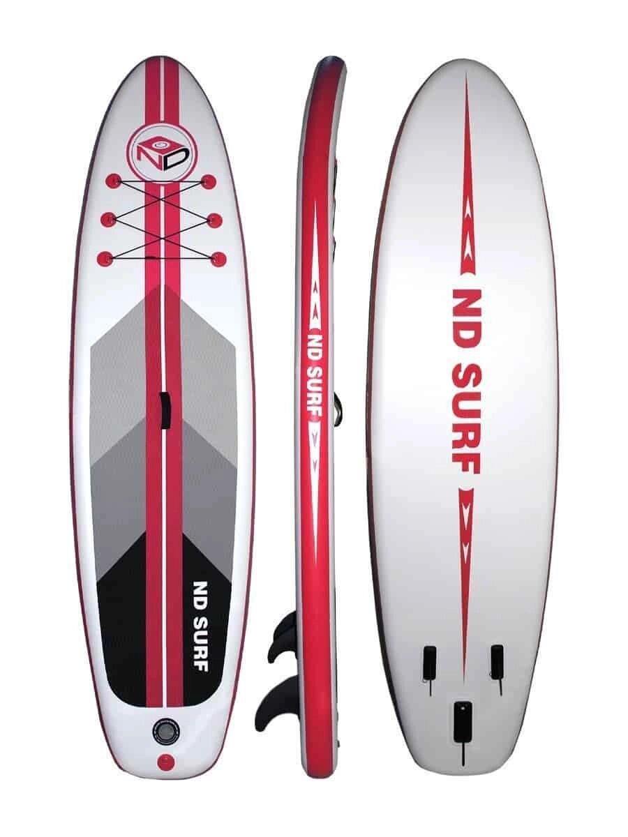 Надувная доска для SUP-бординга ND Surf 10.6, Red от компании GlobalDrive - фото 1