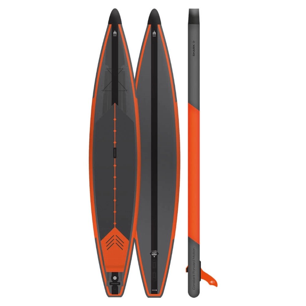 Надувная доска для SUP-бординга SHARK TOURING RACING 12'6X27 2022 от компании GlobalDrive - фото 1