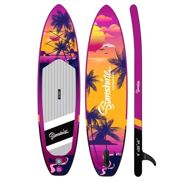 Надувная доска для SUP-бординга SKATINGER SUNRISE 11' от компании GlobalDrive - фото 1