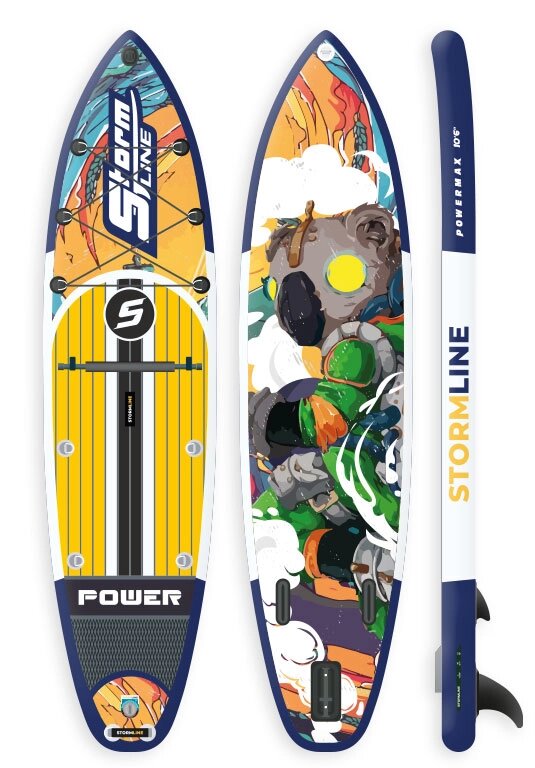 Надувная доска для SUP-бординга STORMLINE POWERMAX 10.6 (2022) от компании GlobalDrive - фото 1