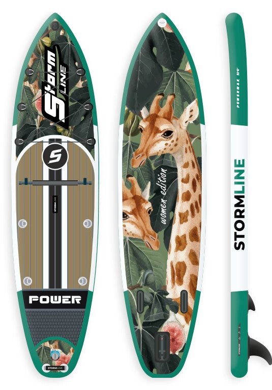 Надувная доска для SUP-бординга STORMLINE POWERMAX 10.6 WOMAN EDITION (2022) от компании GlobalDrive - фото 1