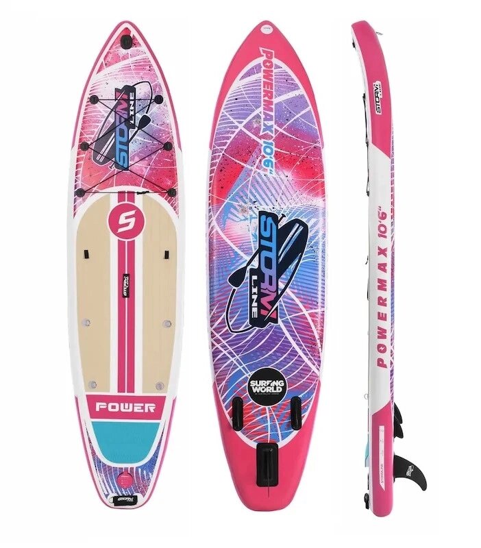 Надувная доска для SUP-бординга STORMLINE POWERMAX 10.6 WOMAN EDITION от компании GlobalDrive - фото 1