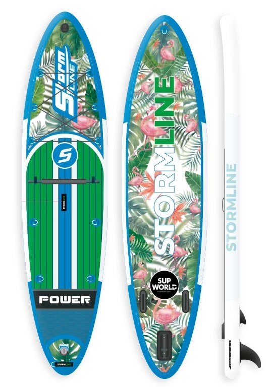 Надувная доска для SUP-бординга STORMLINE POWERMAX 10.8 (2022) от компании GlobalDrive - фото 1