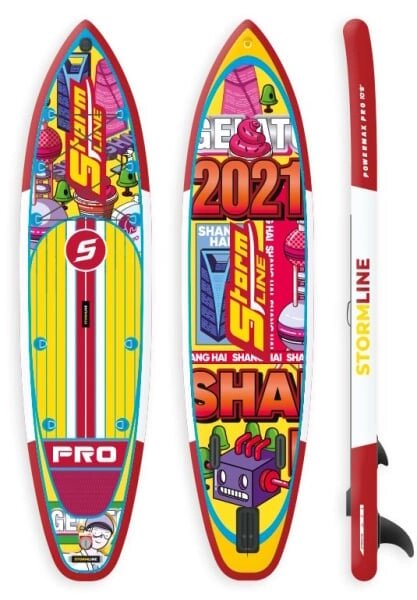 Надувная доска для SUP-бординга STORMLINE POWERMAX PRO 10.8 (2022) от компании GlobalDrive - фото 1