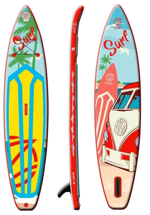 Надувная доска для SUP-бординга ZAP SURF 12 FUSION от компании GlobalDrive - фото 1