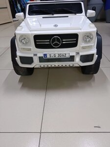 Детский электромобиль Джип Mercedes G650 Ultra New белый